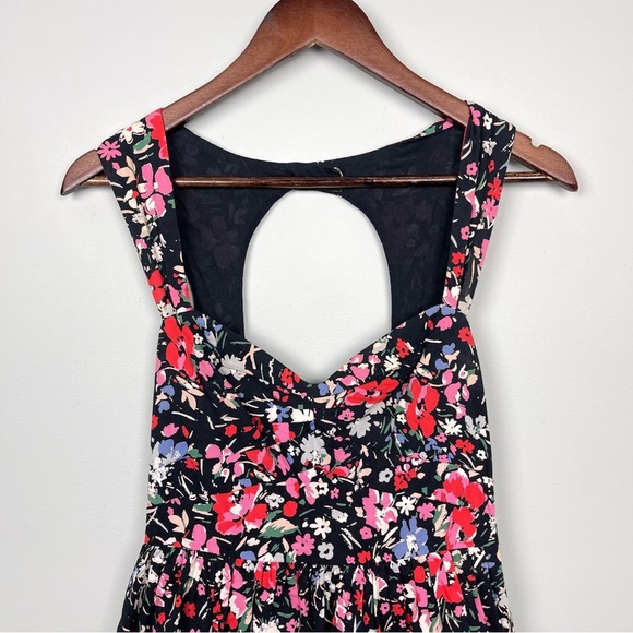 Free People Sunkissed Floral Mini Dress Cutout Back - Picture 3 of 7